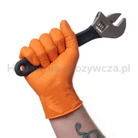 Rękawice Nitrylowe Bezpudrowe, Maxter 7.0, 90 Szt., Rozmiar Xxl, Pomarańczowe - 3