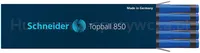Schneider Wkład Do Pióra Kulkowego Topball 850, 0,5 Mm, Niebieski  - 2