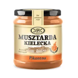 Musztarda Kielecka pikantna bez substancji konserwujących 190g