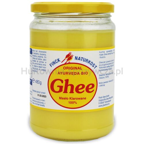 Masło Klarowane Ghee Bio 480 G - Finck Ayurveda [BIO]