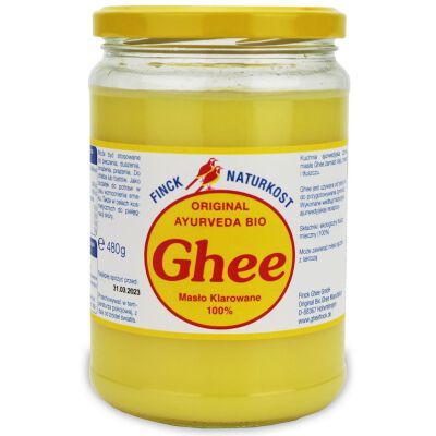 Masło Klarowane Ghee Bio 480 G - Finck Ayurveda [BIO]