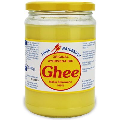 Masło Klarowane Ghee Bio 480 G - Finck Ayurveda [BIO]