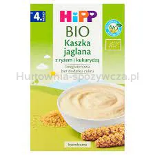 Hipp Bio Kaszka Jaglana Z Ryżem I Kukurydzą Po 4. Miesiącu 200 G