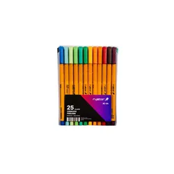 Rystor Cienkopis RC-04 25szt. MIX etui