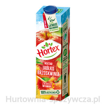 Hortex Jabłko-Brzoskwinia Nektar Karton 1L