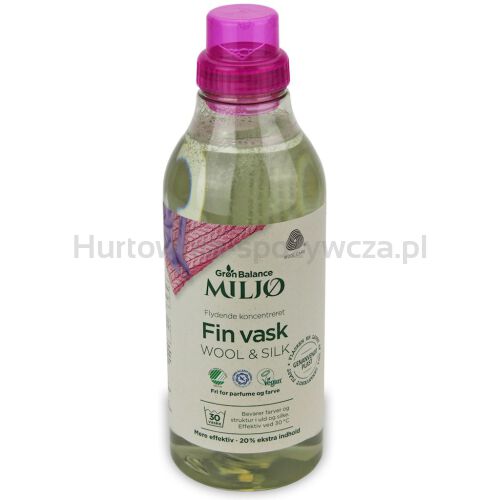 Płyn Do Prania Wełnianych I Jedwabnych Tkanin Eco (Koncentrat) 900 Ml (30 Prań) - Gron Balance [BIO]