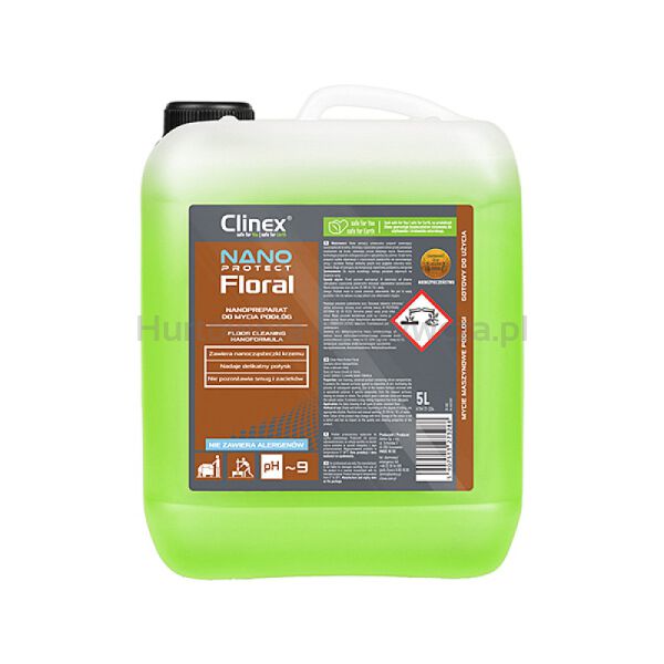 Preparat CLINEX Nano Protect Floral, do mycia podłóg, 5l