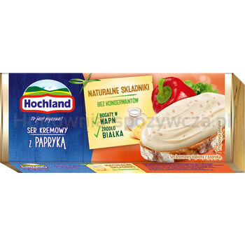 Hochland Z Papryką. Ser Kremowy Topiony W Bloczku. 90 G