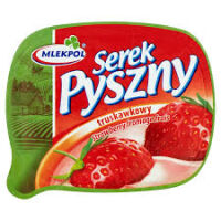 Mlekpol Serek Homogenizowany Pyszny Truskawkowy 140G