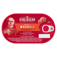 King Oscar Filety Z Makreli W Sosie Pomidorowym Z Papryką 160G 