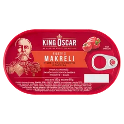 King Oscar Filety Z Makreli W Sosie Pomidorowym Z Papryką 160G 