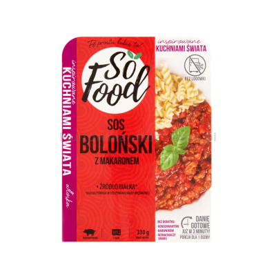 So Food Sos boloński z makaronem 330g