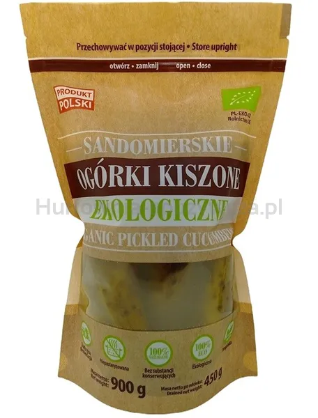 Ogórki Kiszone Sandomierskie Ekologiczne 900 G