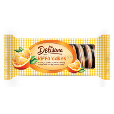 Delisana Biszkopty Z Galaretką Pomarańczową W Polewie Kakaowej 135G