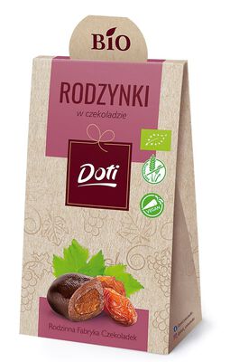 Rodzynki W Czekoladzie Bezglutenowe Bio 50 G - Doti [BIO]