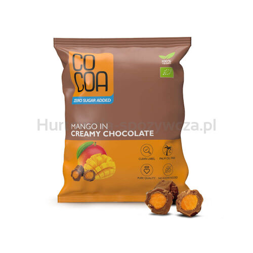 Mango W Czekoladzie Creamy Bez Dodatku Cukru Bio 70 G - Cocoa [BIO]