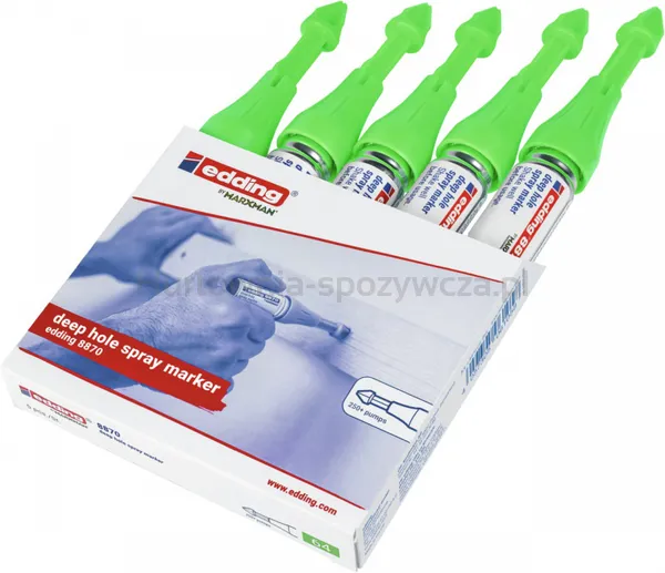 Marker w spreju do głębokich otworów e-8870 EDDING, zielony neon 