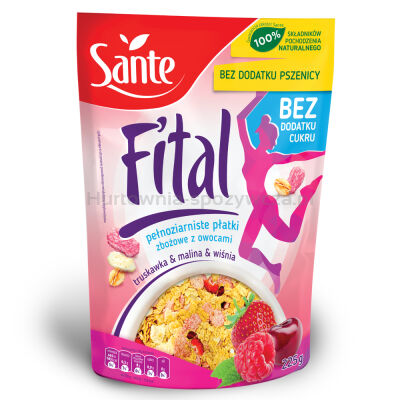 Sante Fit Truskawka Malina Wiśnia 225G 