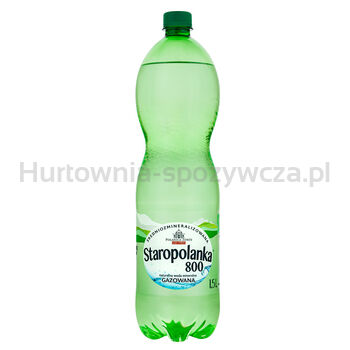 Woda Staropolanka 800 Gazowana 1,5 litra x 504 szt