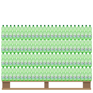 Woda Staropolanka 800 Gazowana 1,5 litra<br>(Paleta 504 szt.)