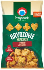 Przysnacki Krakersy Brydżowe z makiem i sezamem 100g