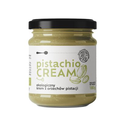 Diet-Food Krem Pistacjowy Bez Dodatku Cukrów Bio 180 G [BIO]