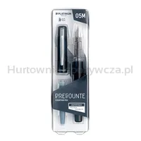 Platinum Pióro Wieczne Prefounte Graphite Blue, M, W Plastikowym Opakowaniu, Na Blistrze, Granatowe  - 4
