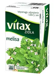 Vitax Herbata, melisa, 20 torebek