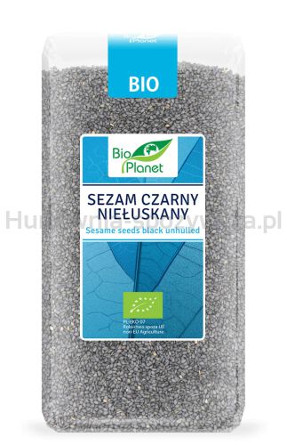 Sezam Czarny Niełuskany Bio 500 G - Bio Planet [BIO]