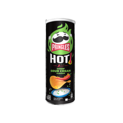 Pringles Hot Kickin' Sour Cream 160g