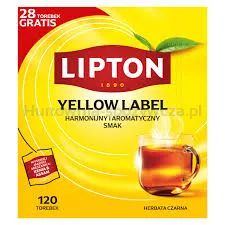 Lipton Herbata Yellow Label 92+28tb