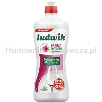 Ludwik Płyn Do Mycia Naczyń 900G Granat Z Werbeną