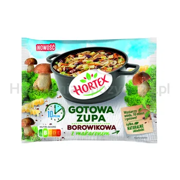 Hortex Gotowa Zupa Borowikowa Z Makaronem