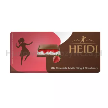 Heidi Multi layer Strawberry  Milk Filling 85g