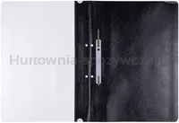 Skoroszyt OFFICE PRODUCTS, PP, A4, 2 otwory, 100/170mikr., wpinany, czarny - 2