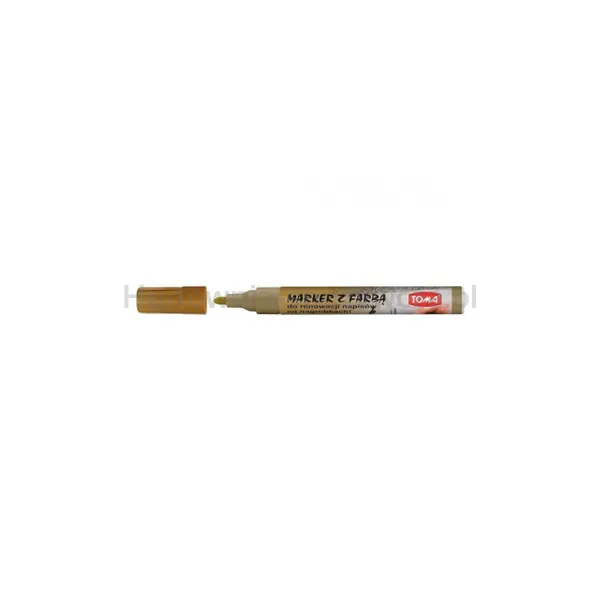 Marker olejowy do renowacji napisów na nagrobkach złoty