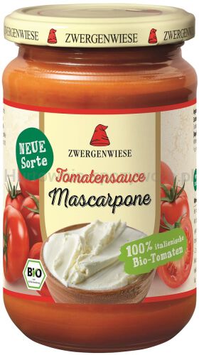 Sos Pomidorowy Z Mascarpone Bezglutenowy Bio 340 Ml - Zwergenwiese [BIO]