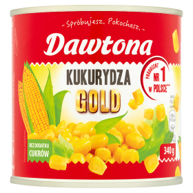 Dawtona Kukurydza Gold Pakowana Próżniowo 340G 