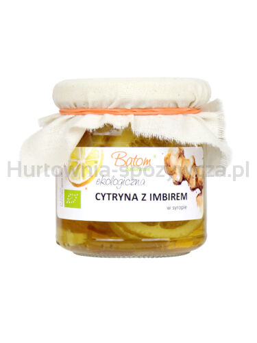 Cytryna Z Imbirem W Syropie Bio 220 G - Batom [BIO]