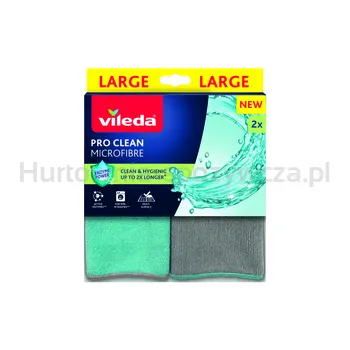 Vileda Ściereczka Z Mikrofibry Z Enzymami Pro Clean 2 Szt.