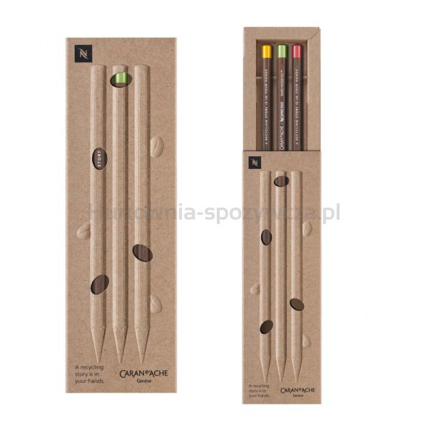 Ołówki Nespresso Swiss Wood 3szt - 3