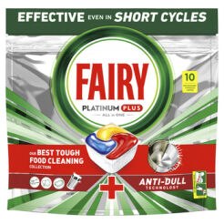 Fairy Platinum Plus All In One Yellow Kapsułki Do Zmywarek 10 Szt. 155 G