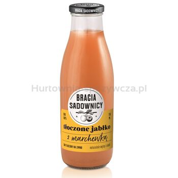 Bracia Sadownicy Sok Tłoczony 750 Ml Jabłko-Marchew(data przydatności 30.04.2025)