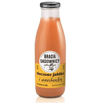 Bracia Sadownicy Sok Tłoczony 750 Ml Jabłko-Marchew