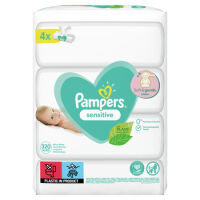 Pampers Chusteczki Pielegnacyjne Sensitive 4X80 Szt