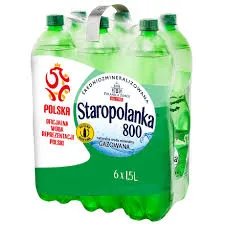 Staropolanka Woda 800 Gazowana 1,5 litra