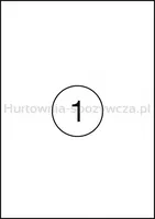 Office Product Etykiety 210x297mm, białe, 100 ark.  - 2