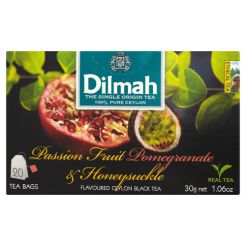 Dilmah Passion Fruit Pomegranate &Amp; Honeysuckle Flavoured Black Tea 20X1,5 G