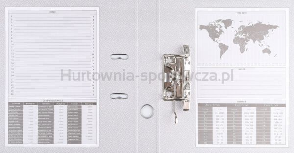 Segregator BASIC-S z szyną, PP, A4/75mm, jasnoniebieski - 3