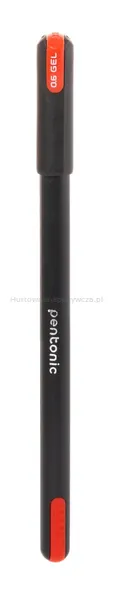 Długopis żelowy LINC Pentonic, śr. kulki 0,6mm, czerwony